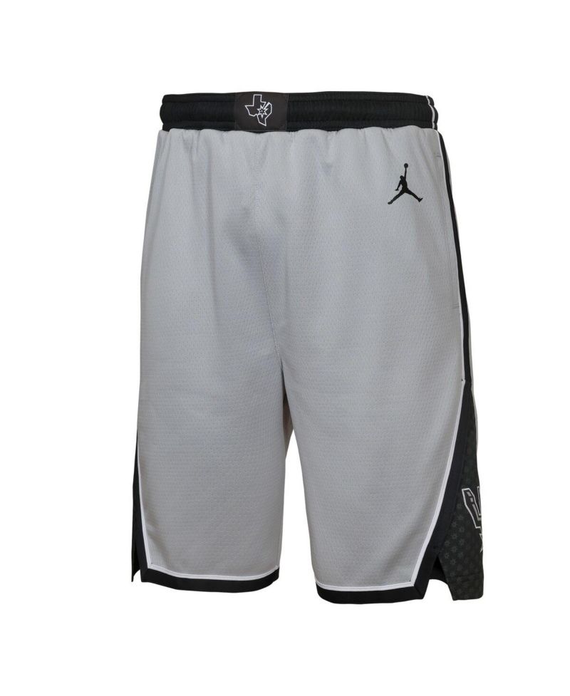 Big Boys and Girls Silver San Antonio Spurs Authentic Statement Edition Swingman Shorts