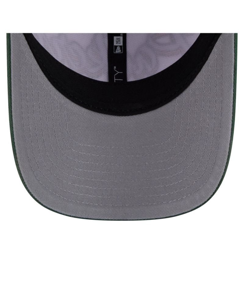 Men's White Green Bay Packers Team Loyal A-Frame 9FORTY Adjustable Hat