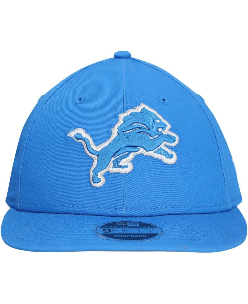 Men's Blue Detroit Lions Main Low Profile 9FIFTY Snapback Hat