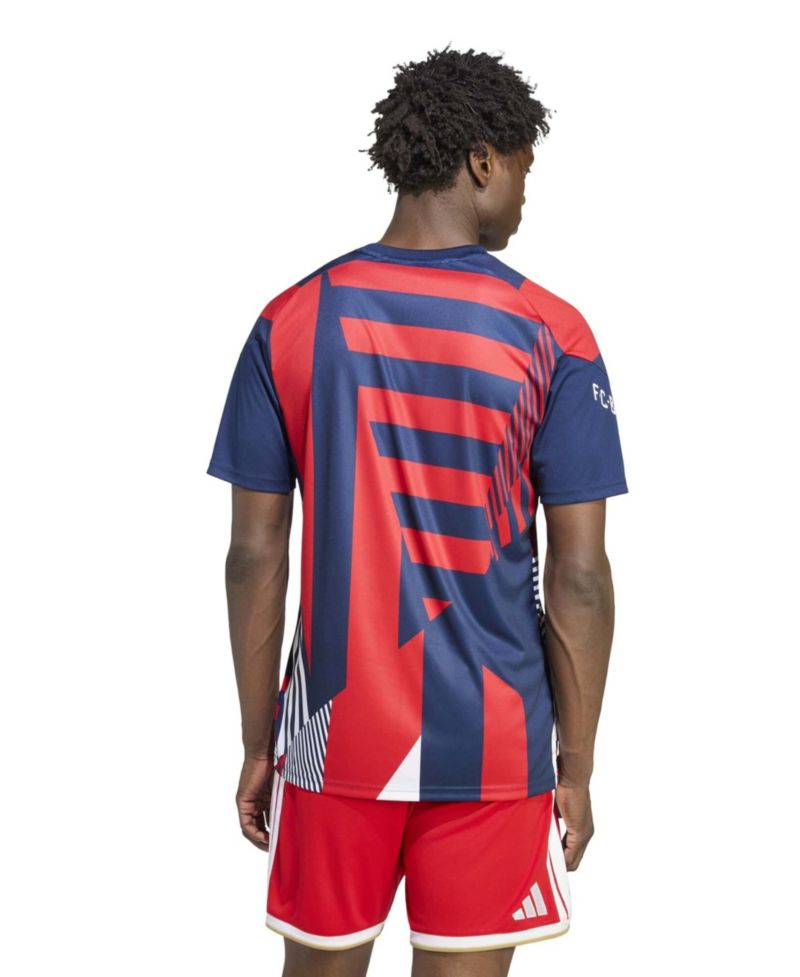 Men's Blue/Red Bayern Munich 2026/27 Pre-Match Home Training Jersey