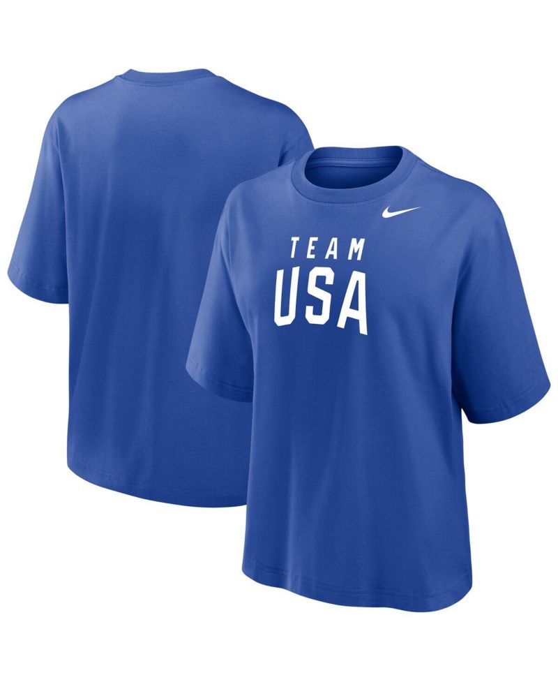 Women's Royal Team USA Boxy T-Shirt