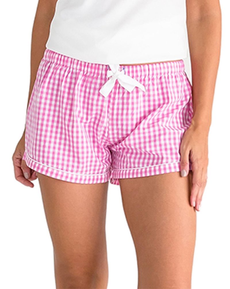 Women's Cotton Poplin Pajama Boxer Shorts