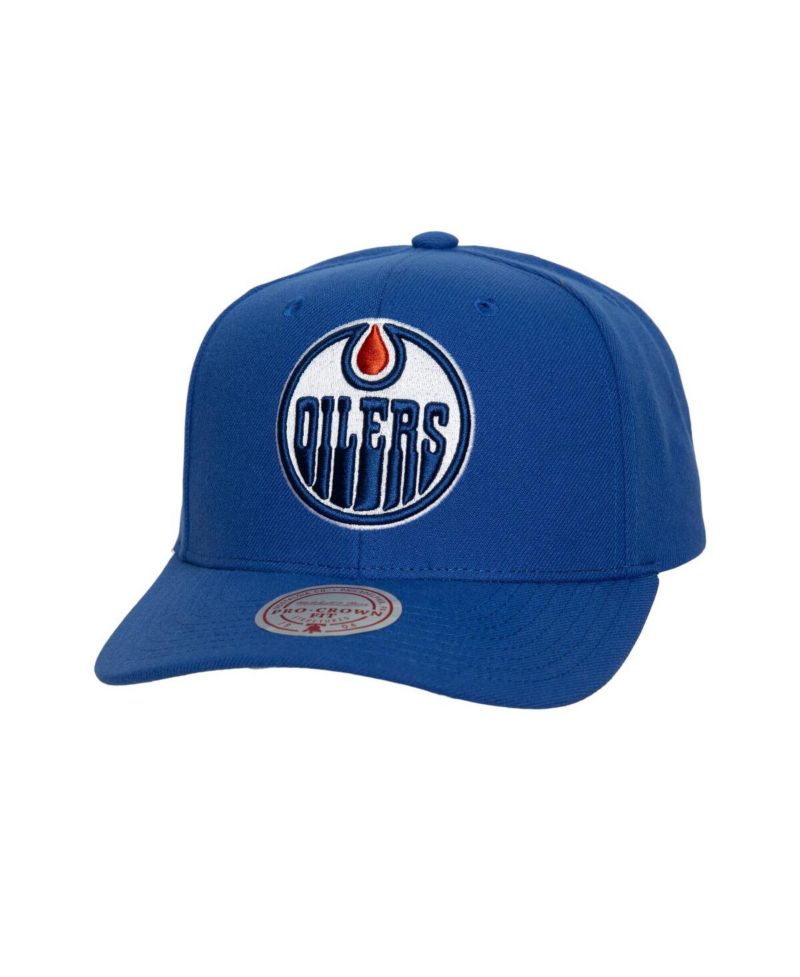 Men's Navy Edmonton Oilers Core Team Ground Pro Adjustable Hat