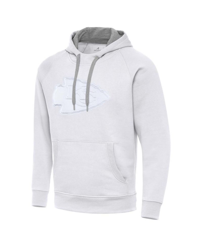 Men's White Kansas City Chiefs Victory Pullover Hoodie