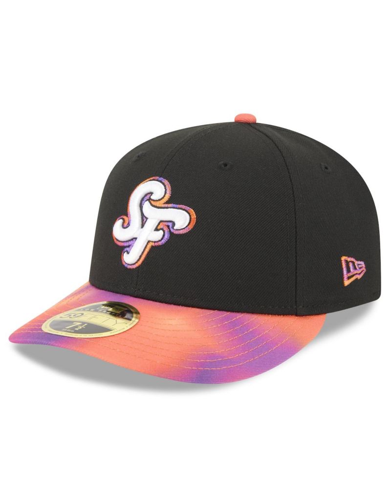 Men's Black/Orange San Francisco Giants 2025 City Connect Low Profile 59FIFTY Fitted Hat