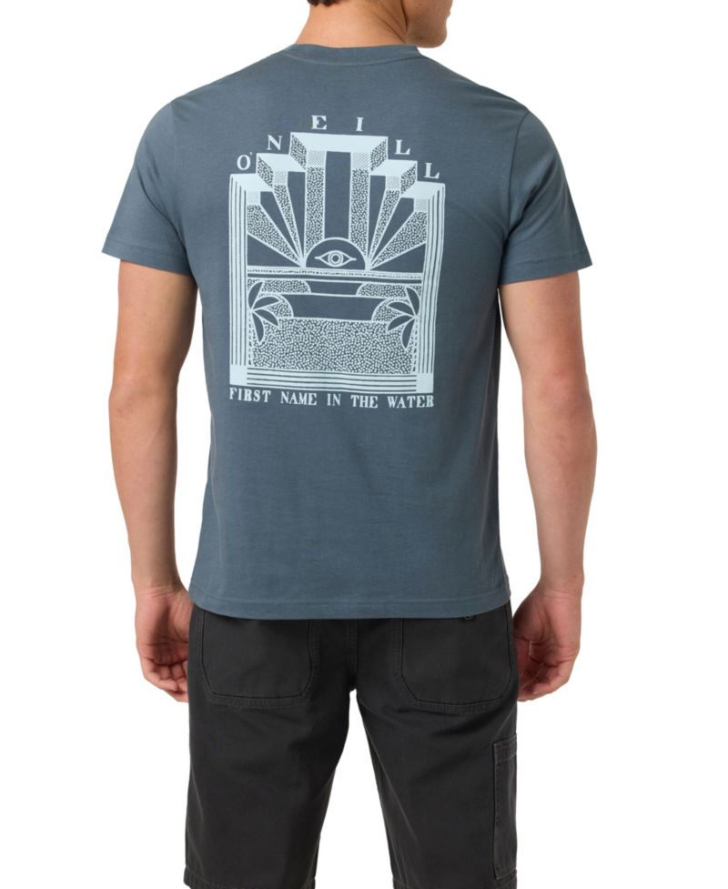 Men's Sun Eye Classic Silhouette Crewneck T-Shirt