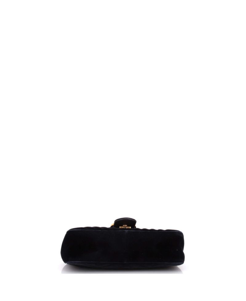 Small GG Marmont Flap Bag Matelasse Velvet