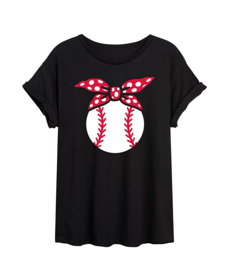 Trendy Juniors Baseball Graphic Oversized Tee