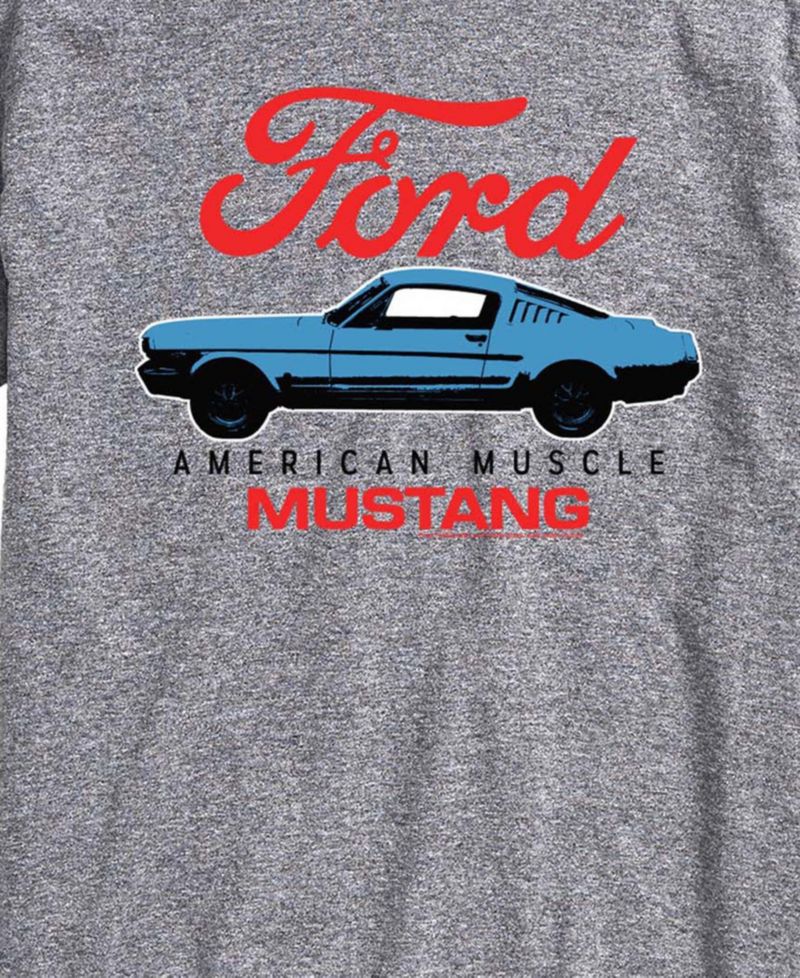 Men's Ford American Muscle Mustang Short-Sleeve Graphic T-Shirt