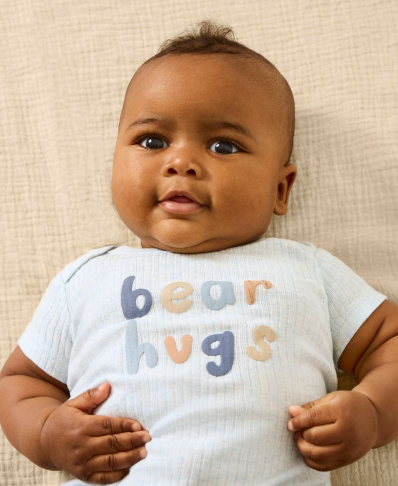 Baby Boys' Short-Sleeve Bodysuits, 3-Pack Set