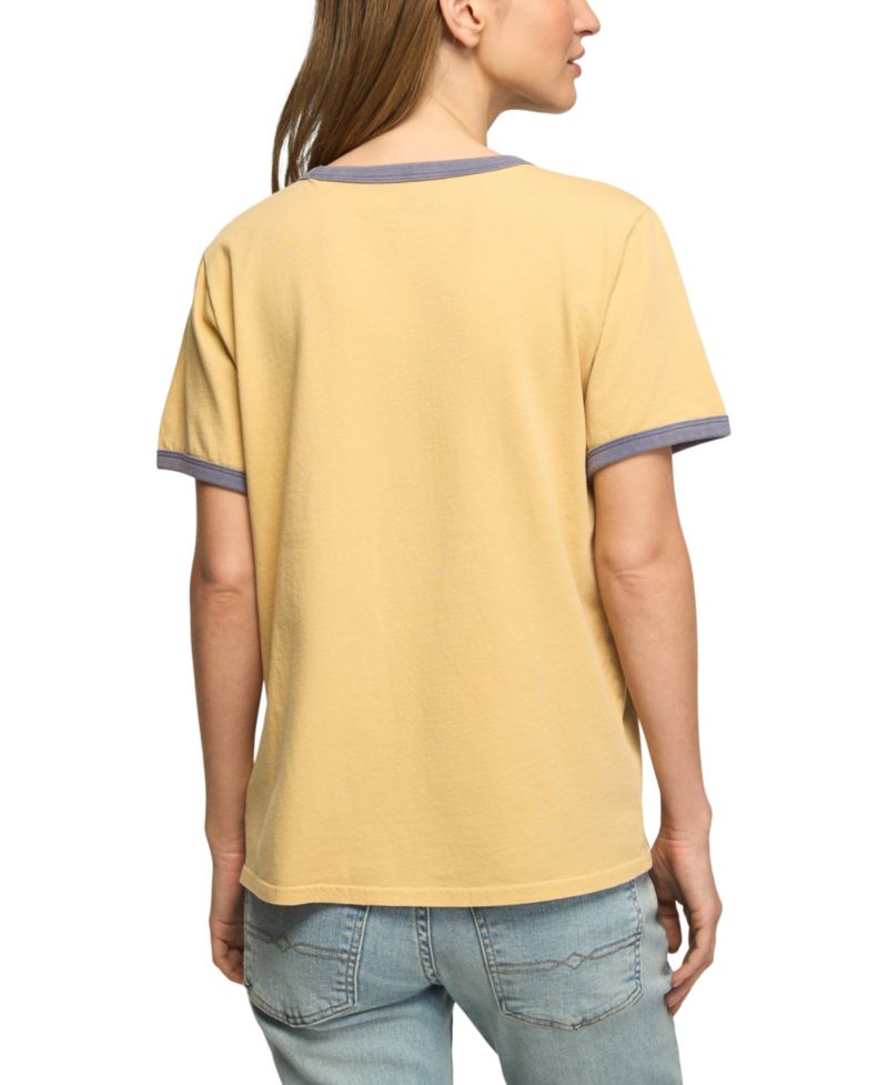 Women's The Beach Boys Emblem Retro Graphic Ringer Tee