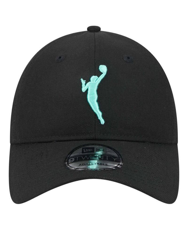 Men's Black New York Liberty 9TWENTY Adjustable Hat