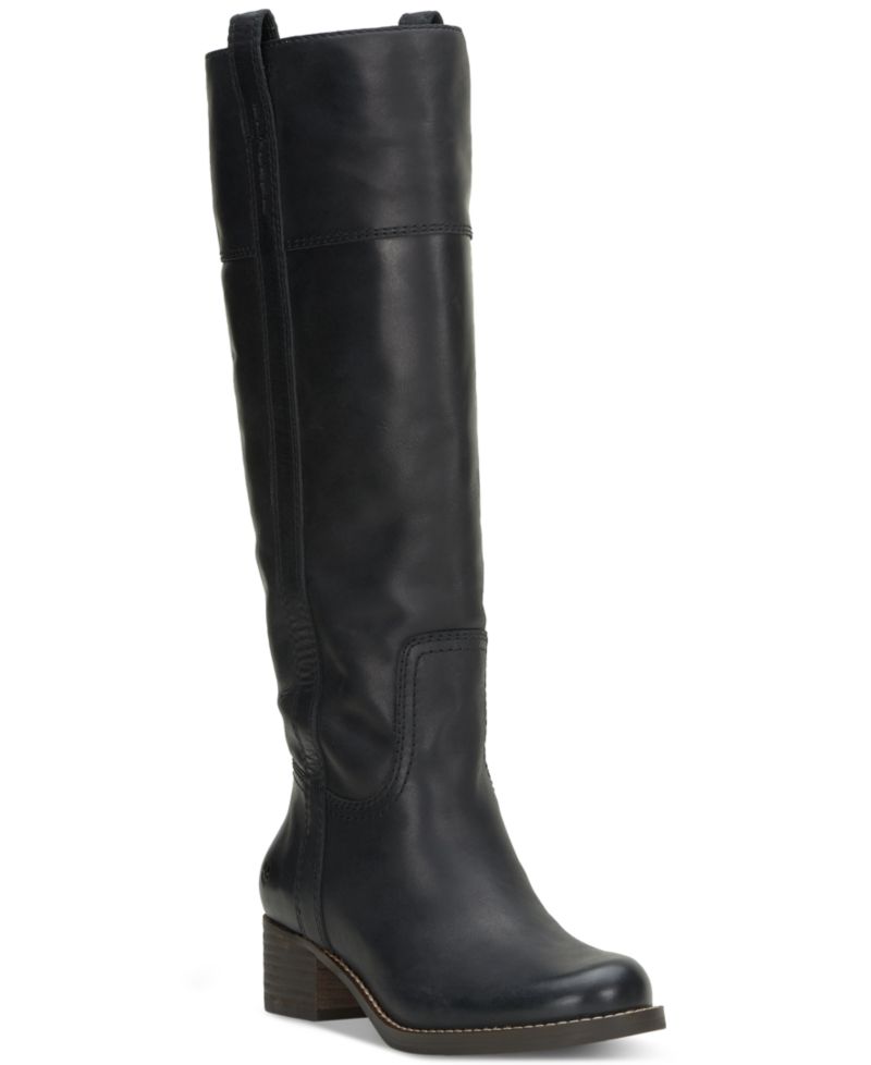 Women's Hybiscus Knee High Riding Boots