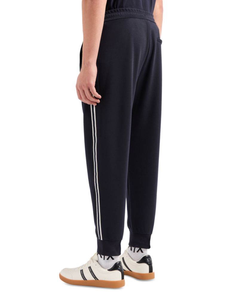 Men's Striped Logo Jogger Pants