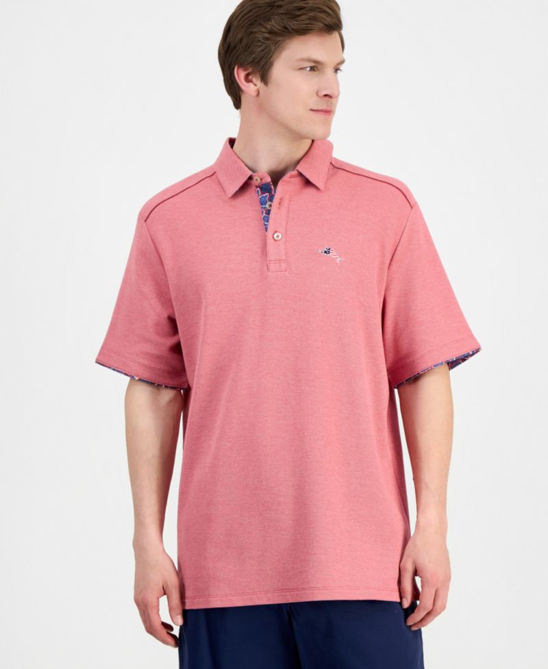 Men's Geo Rio 5 O'Clock Short-Sleeve Polo Shirt