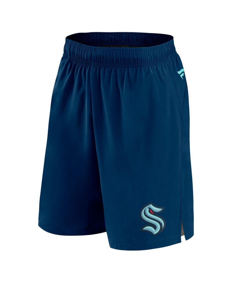 Men's Deep Sea Blue Seattle Kraken Authentic Pro Tech Shorts