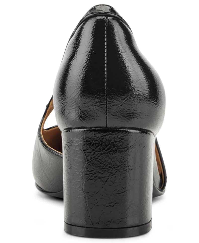 Women's Nerina eFlex Leather d'Orsay Asymmetrical Pumps