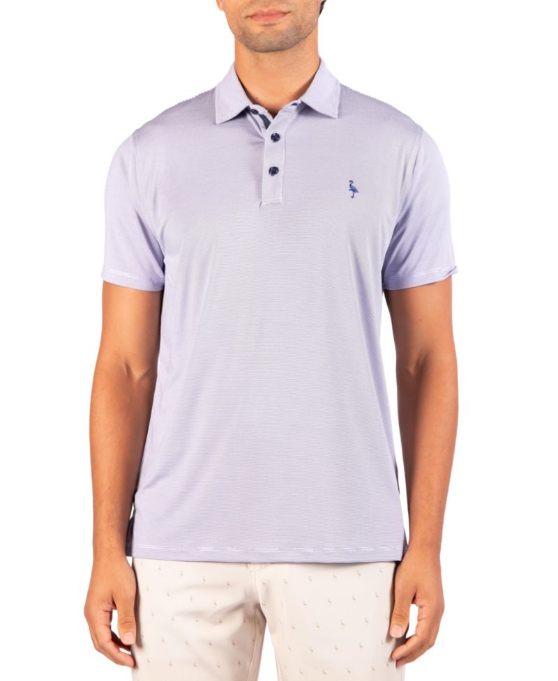 Men's Mini Stripe Performance Polo