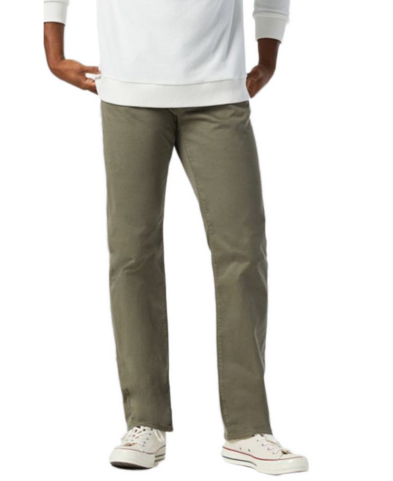 Men's Zach Straight-Leg Regular Rise Twill Pants