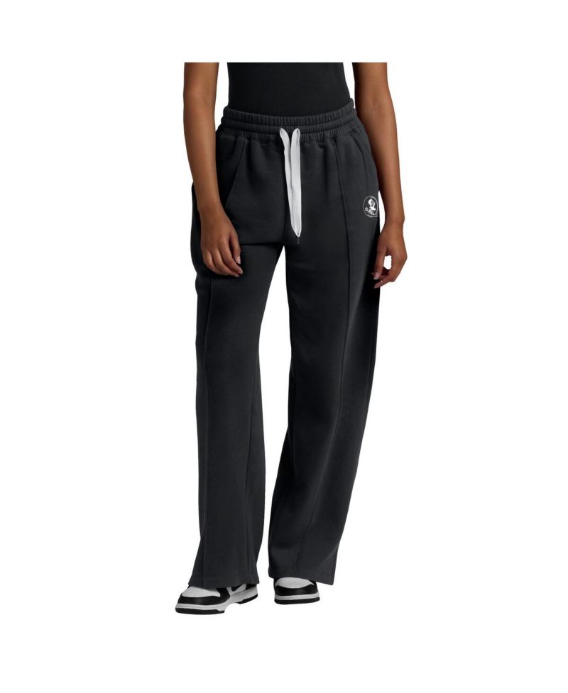 Women's Black Florida State Seminoles Prime Supersoft Fleece Flaired Sweatpants