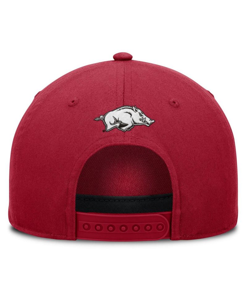 Men's Cardinal Arkansas Razorbacks Foul Ball Rope Adjustable Hat