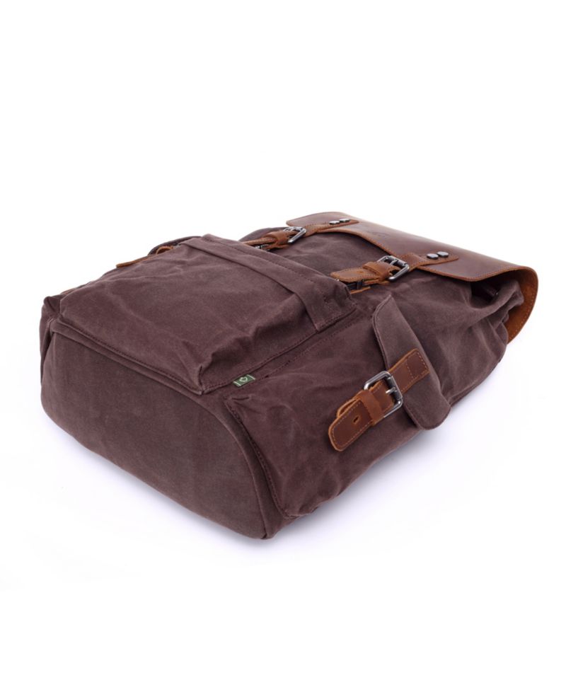 Stone Creek Waxed Canvas Backpack Handbag
