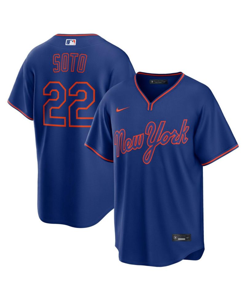 Men's Juan Soto Royal New York Mets Alternate Replica Jersey