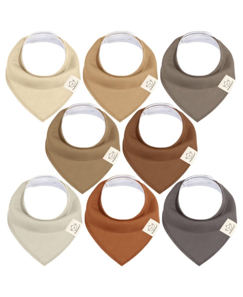 8pack Baby Bandana Bibs, Baby Drool Bibs for Baby Girl, Boy, Baby Bibs for Infant, Newborn