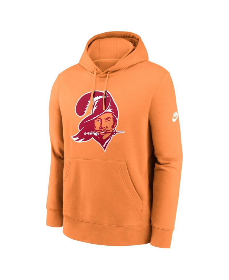 Men's Orange Tampa Bay Buccaneers Club Fleece Pullover Hoodie