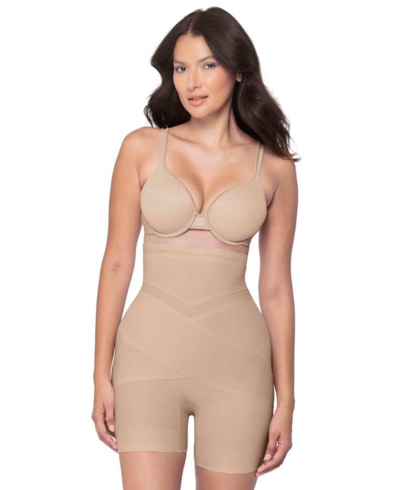 Women's Flex Ability High-Waist Mid-Thigh Shaping Shorts 2578