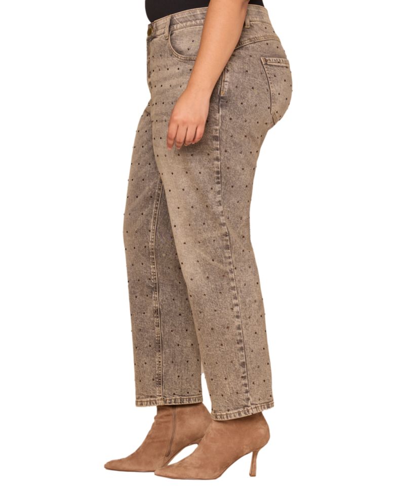 Plus High-Rise Boyfriend Jeans