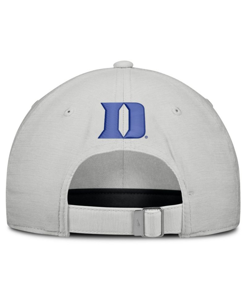 Men's and Women's Gray Duke Blue Devils 2026 On-Field Gameday Club Adjustable Hat