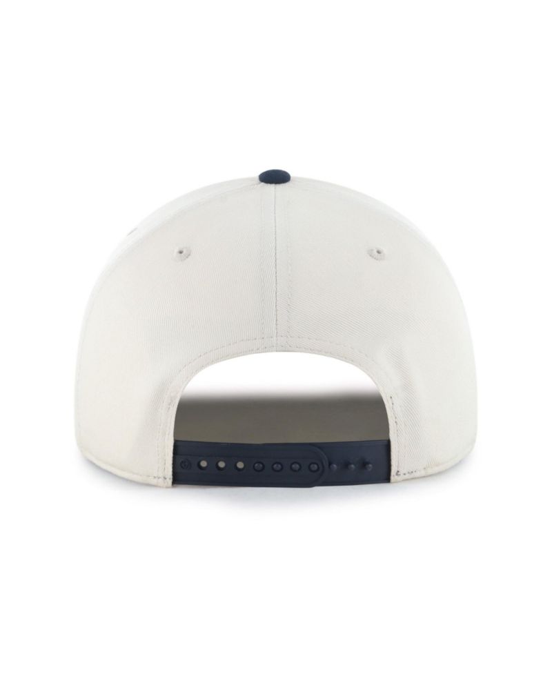 Big Boys and Girls Natural/Navy Tampa Bay Rays Frame Out Hitch Adjustable Hat