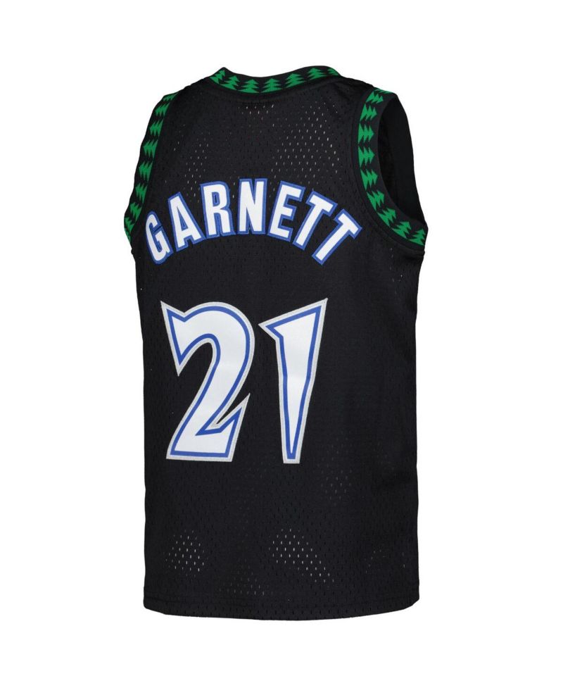 Big Boys and Girls Kevin Garnett Black Minnesota Timberwolves 1997/98 Hardwood Classics Swingman Jersey