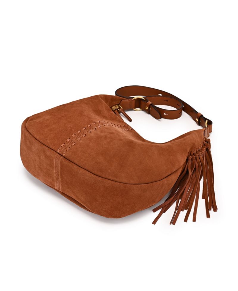 Hydrangea Large Leather Shoulder Handbag