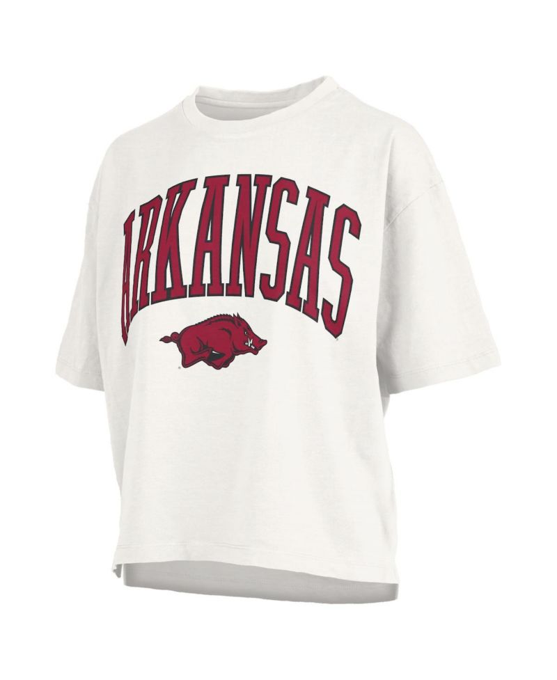 Women's White Arkansas Razorbacks Nelson T-Shirt