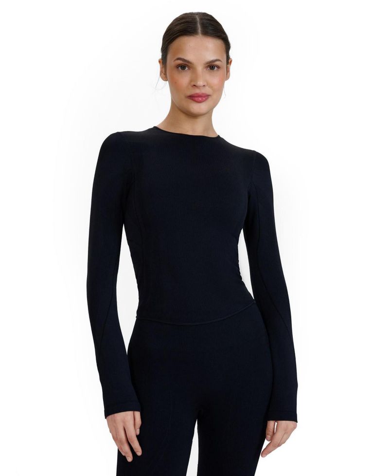 Women's Longsleeve For Yoga With Back Cutout