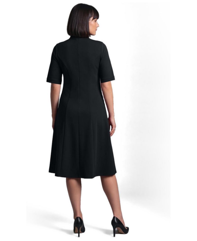 Women's Ponte Fit and Flare Dress