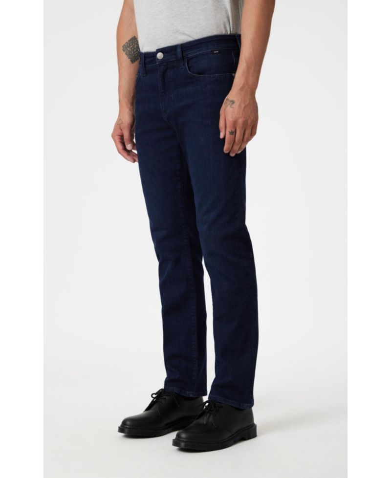 Mavi Men's Zach Straight Leg In Ink Brushed Supermove