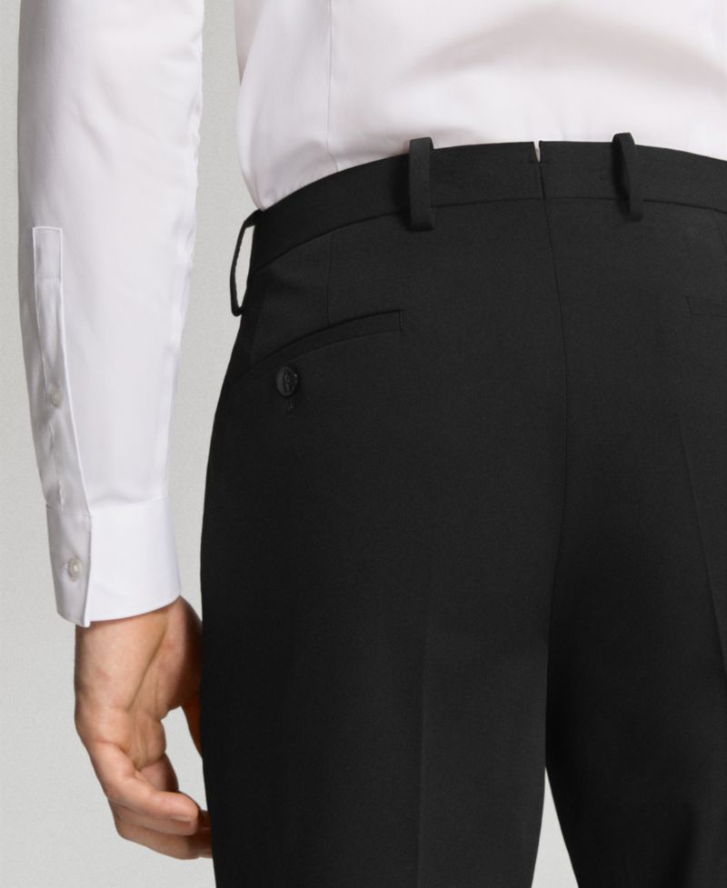 Men's Stretch Fabric Super Slim-Fit Suit Pants