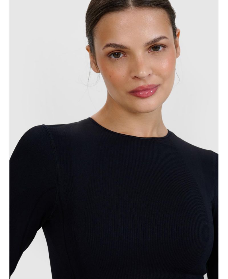 Women's Longsleeve For Yoga With Back Cutout