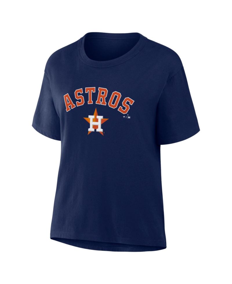 Women's Houston Astros Lockup Legacy Short-Sleeve Crewneck T-Shirt