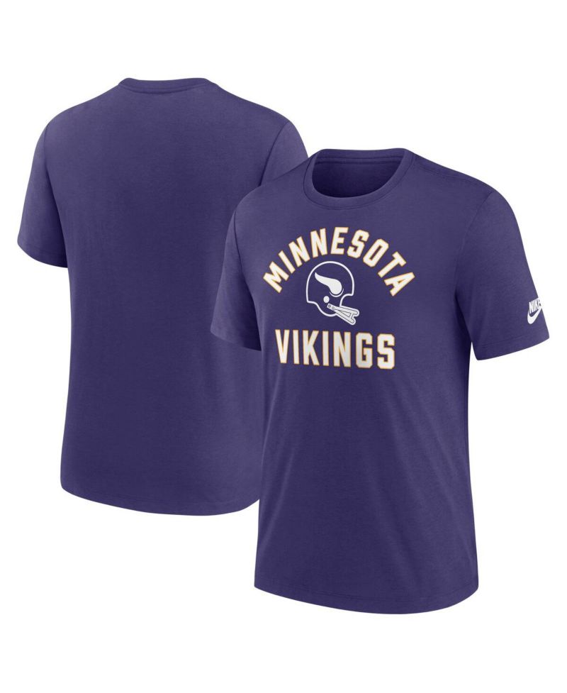 Men's Purple Minnesota Vikings Favorable Timeline Tri-Blend T-Shirt