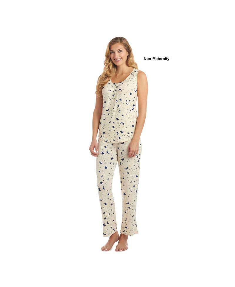 Maternity Joy Tank & Pants Maternity/Nursing Pajama Set