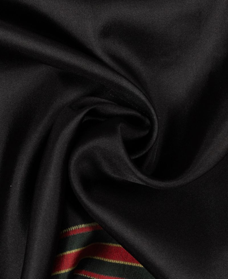 Logo Ribbon Border Square Scarf