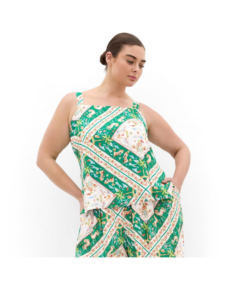Women's Plus Size Jayla Prairie Print Top
