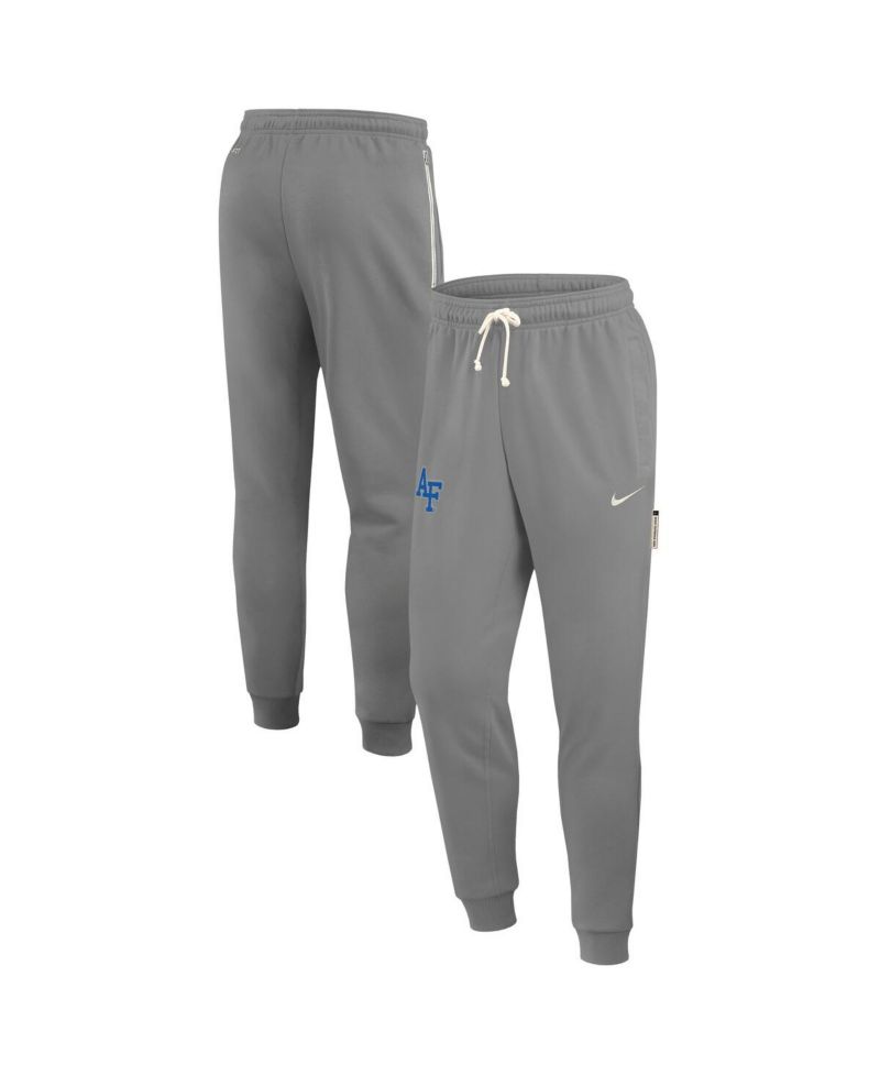 Men's Heather Gray Air Force Falcons 2025 Sideline Performance Taper Pants