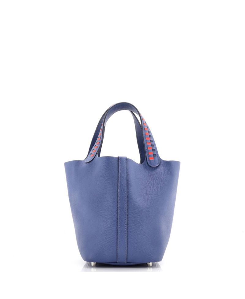 Pre-Owned Hermes PM Picotin Lock Bag Tressage Epsom