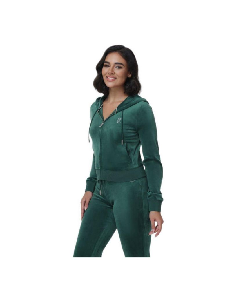 Women's Juicy Full-Zip Velour Hoodie