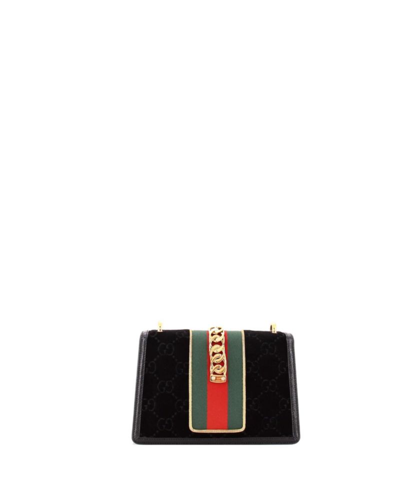Small Sylvie Shoulder Bag GG Velvet